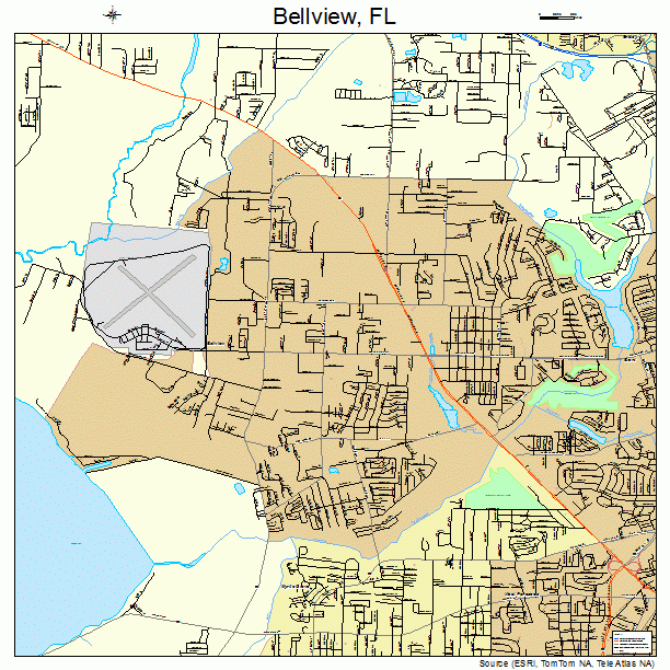 Bellview, FL street map