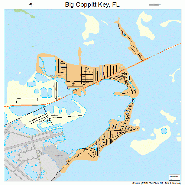 Big Coppitt Key, FL street map