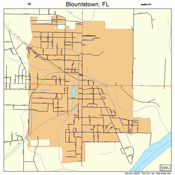 Blountstown, FL street map