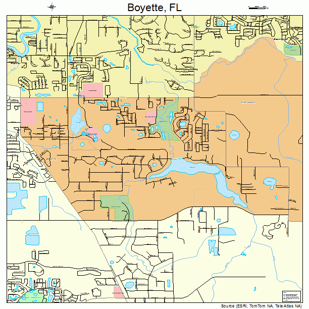 Boyette, FL street map