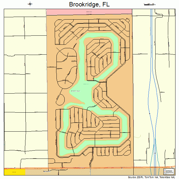 Brookridge, FL street map