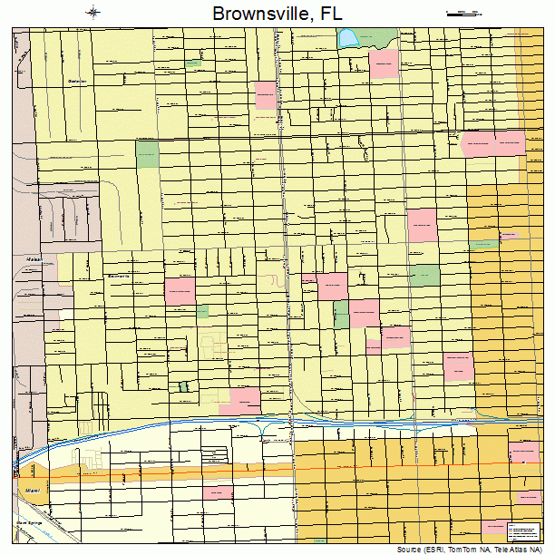 Brownsville, FL street map