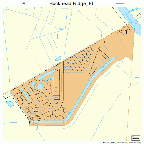 Buckhead Ridge, FL street map