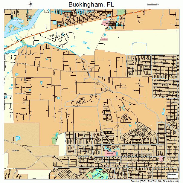 Buckingham, FL street map