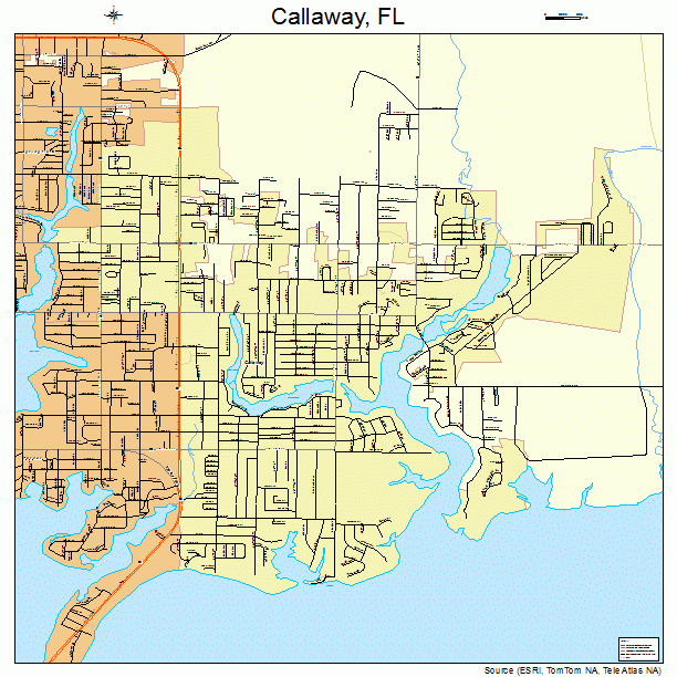 Callaway, FL street map