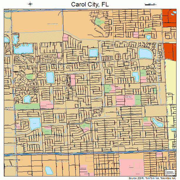 Carol City, FL street map