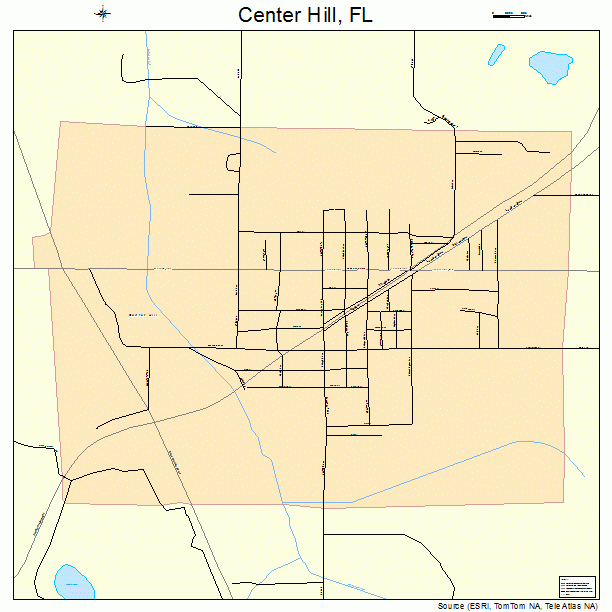 Center Hill, FL street map