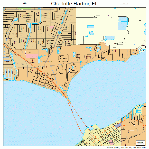 Charlotte Harbor, FL street map