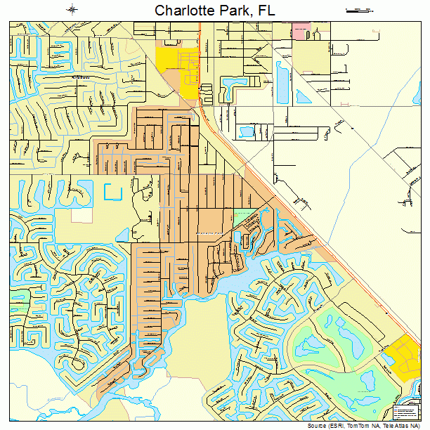 Charlotte Park, FL street map