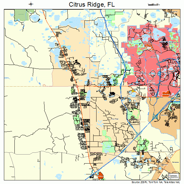 Citrus Ridge, FL street map