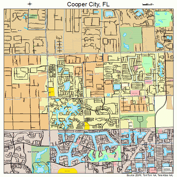 Cooper City, FL street map