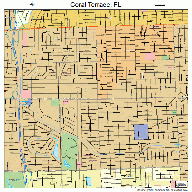 Coral Terrace, FL street map