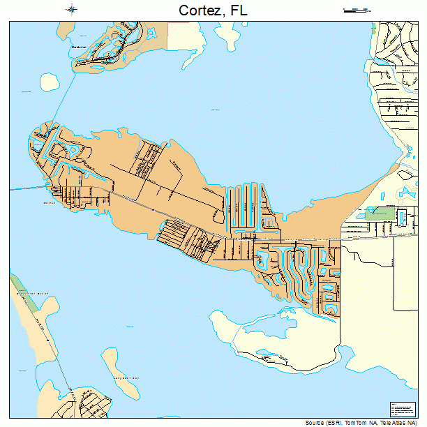 Cortez, FL street map