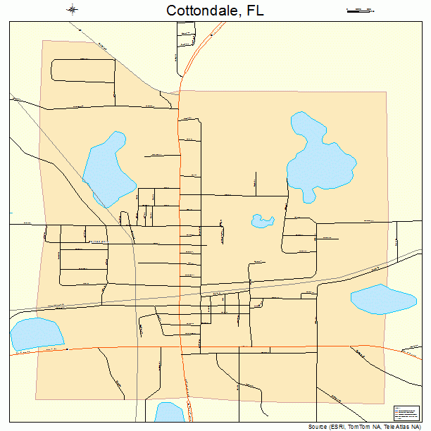 Cottondale, FL street map