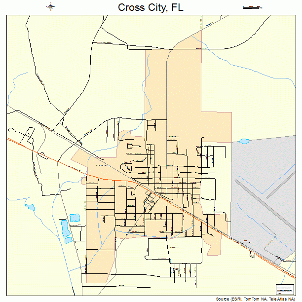 Cross City, FL street map