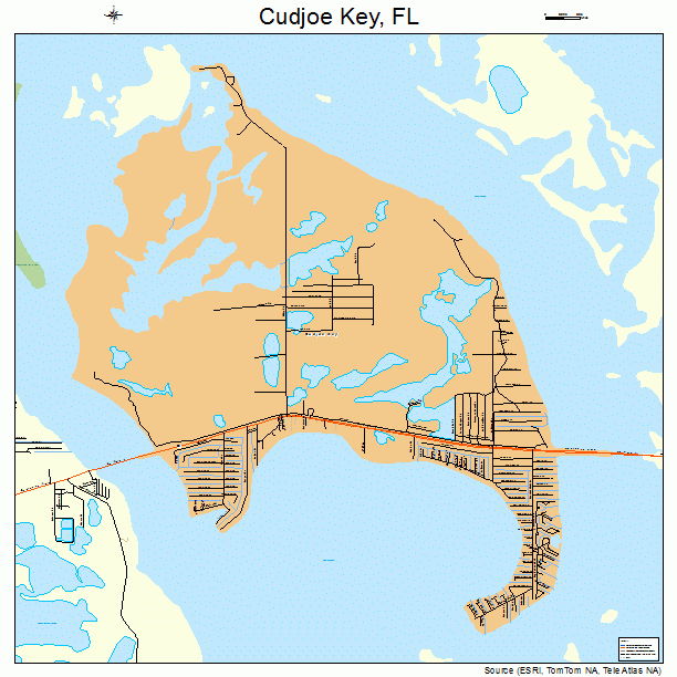 Cudjoe Key, FL street map
