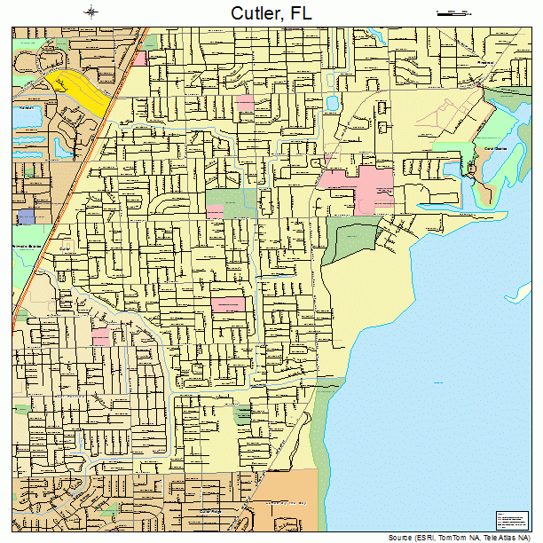 Cutler, FL street map