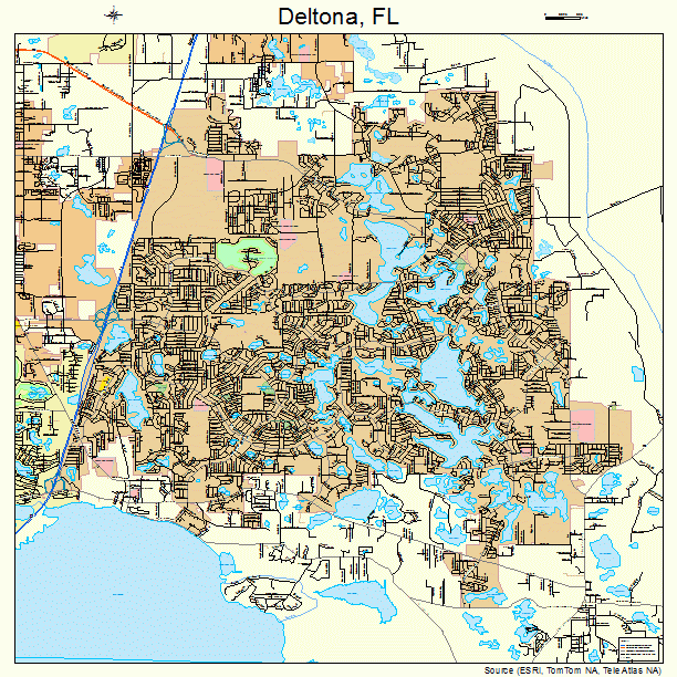 Deltona, FL street map