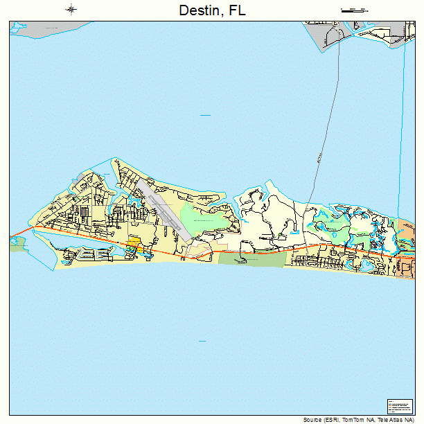 Destin Attractions Map