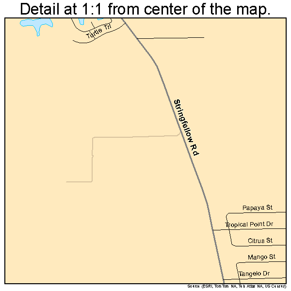 St. James City, Florida road map detail