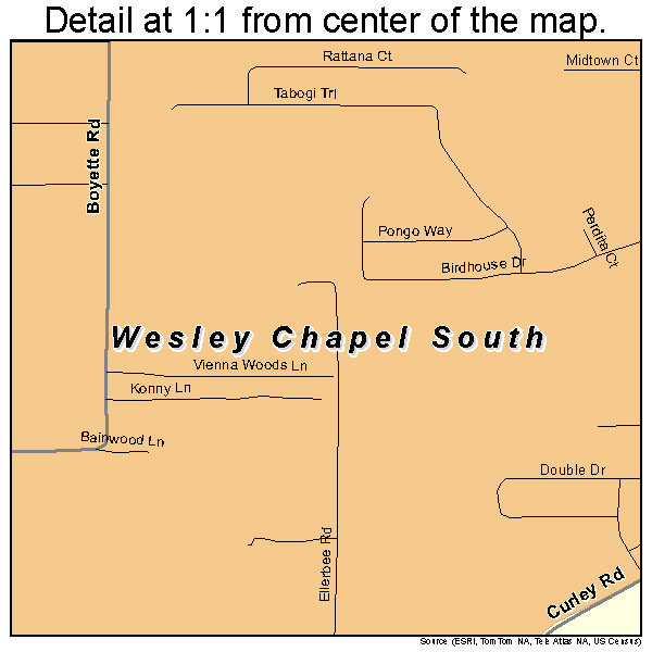 Wesley Chapel Fl Zip Code Map - United States Map