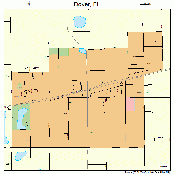 Dover, FL street map