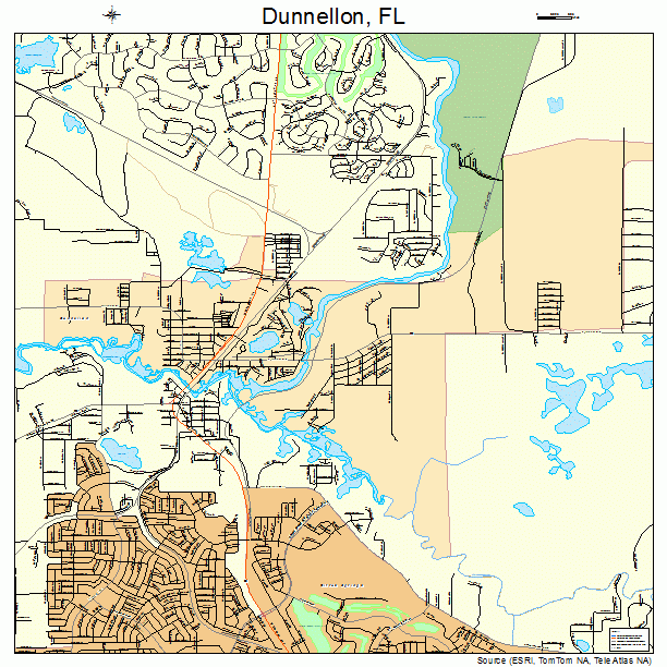 Dunnellon, FL street map