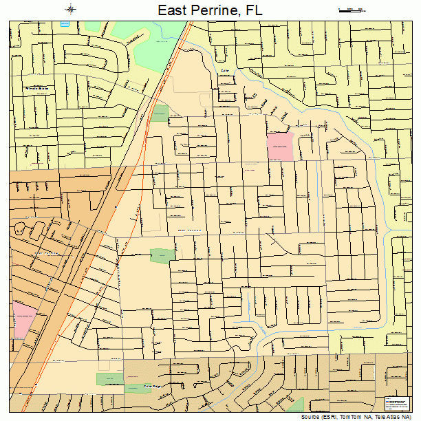 East Perrine, FL street map