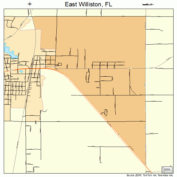 East Williston, FL street map