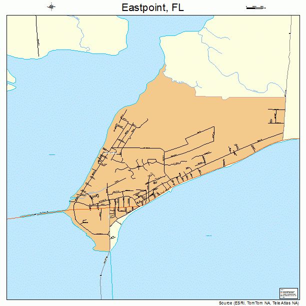 Eastpoint, FL street map