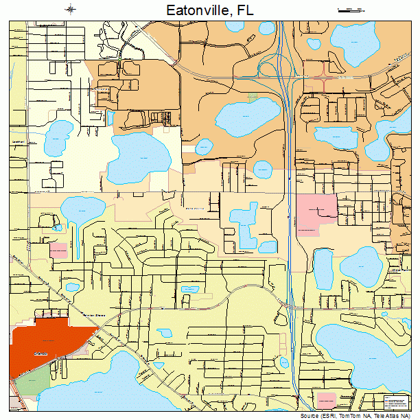 Eatonville, FL street map