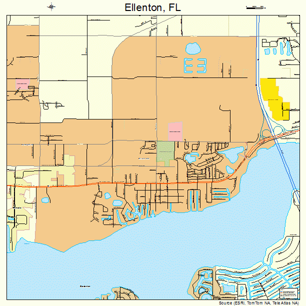 Ellenton, FL street map