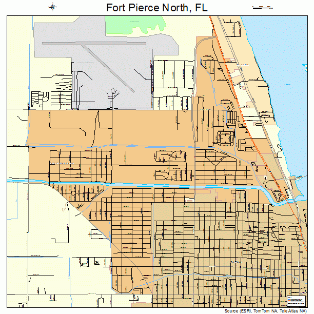 Fort Pierce North, FL street map