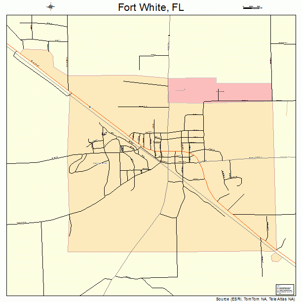 Fort White, FL street map