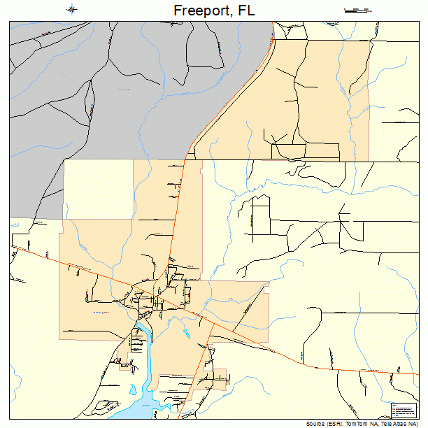 Freeport, FL street map