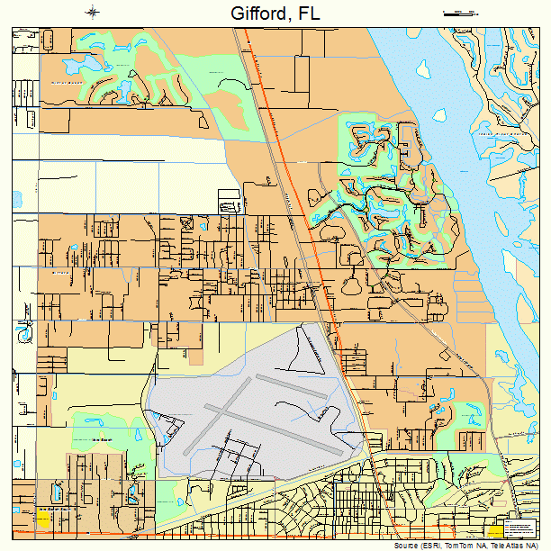 Gifford, FL street map