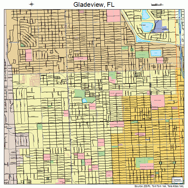 Gladeview, FL street map