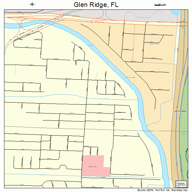 Glen Ridge, FL street map