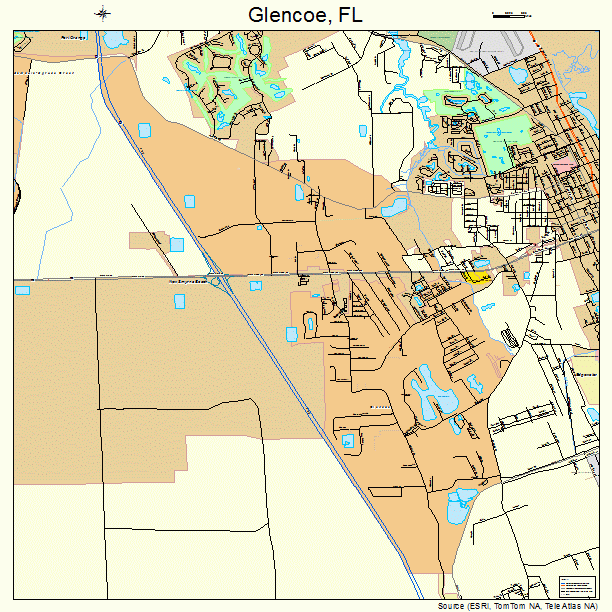 Glencoe, FL street map