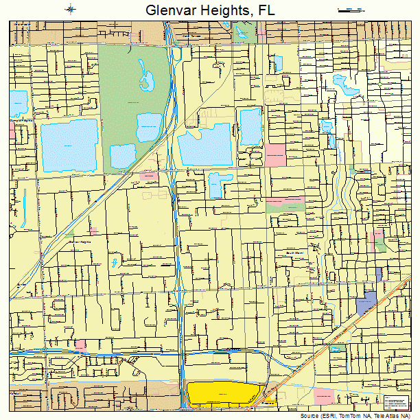 Glenvar Heights, FL street map
