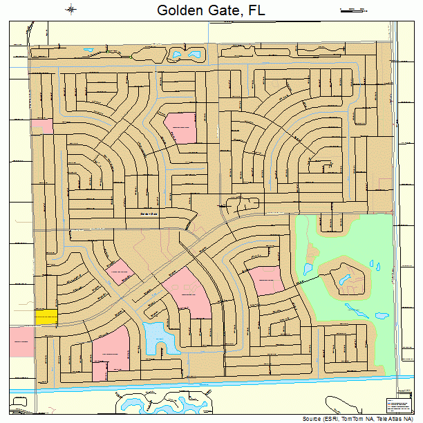 Golden Gate, FL street map