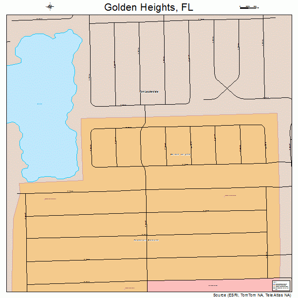 Golden Heights, FL street map