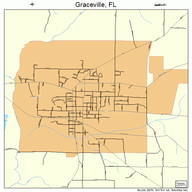 Graceville, FL street map