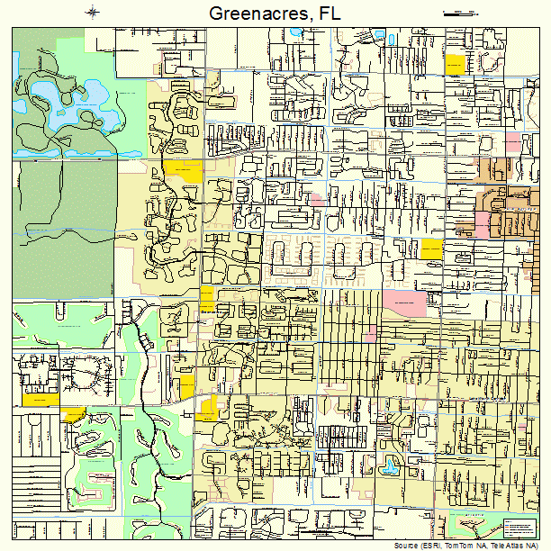 Greenacres, FL street map