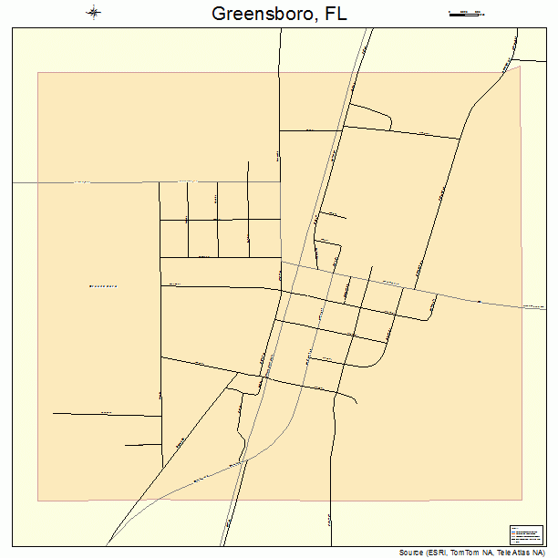 Greensboro, FL street map