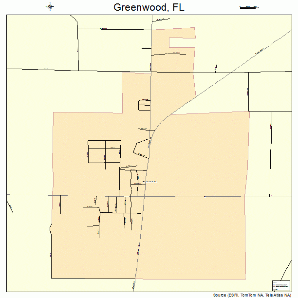 Greenwood, FL street map