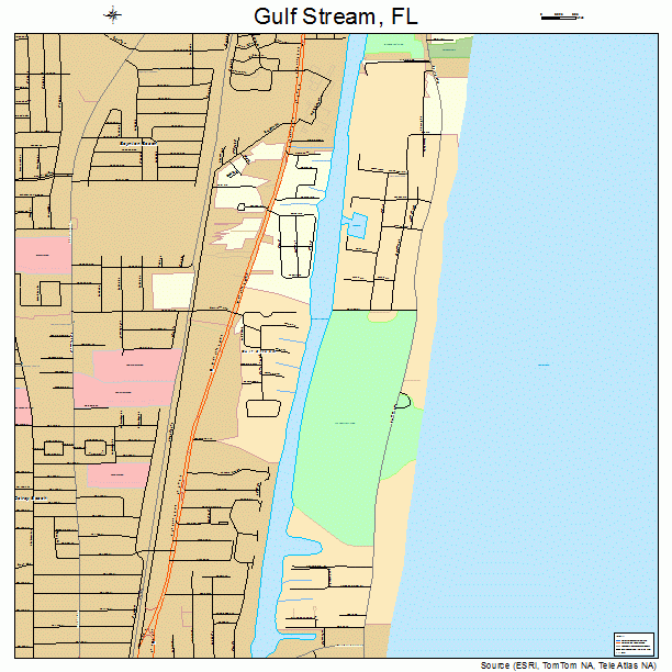 Gulf Stream, FL street map