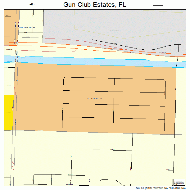 Gun Club Estates, FL street map