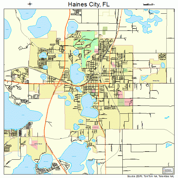 Haines City, FL street map