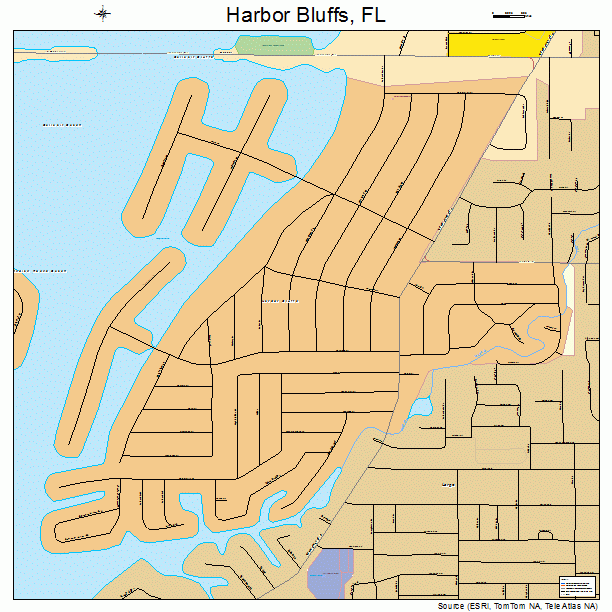 Harbor Bluffs, FL street map